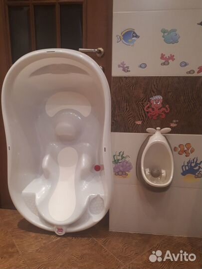 Ванночка Baby OK и термометр NUK