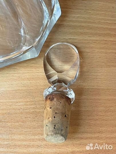 RAR Графин граненое стекло, серебро, Германия