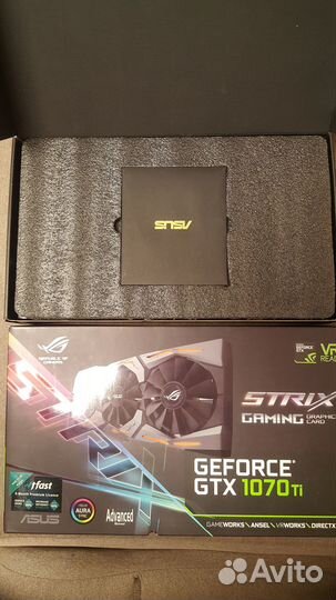 Видеокарта Asus GeForce GTX 1070 Ti sтrix