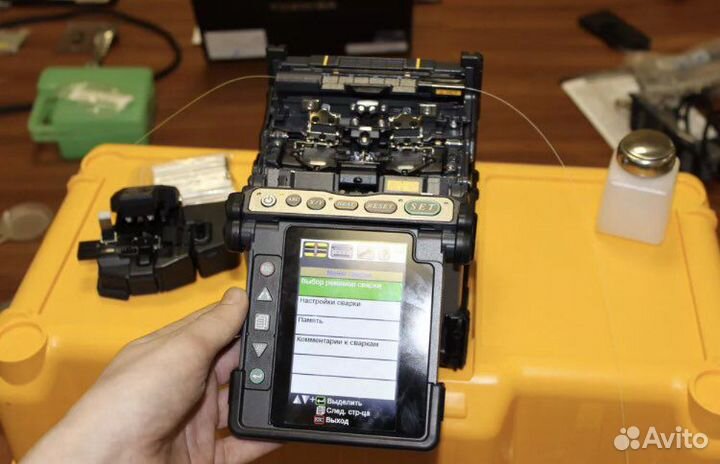 Прокладка и сварка оптики, оптоволокна, волс