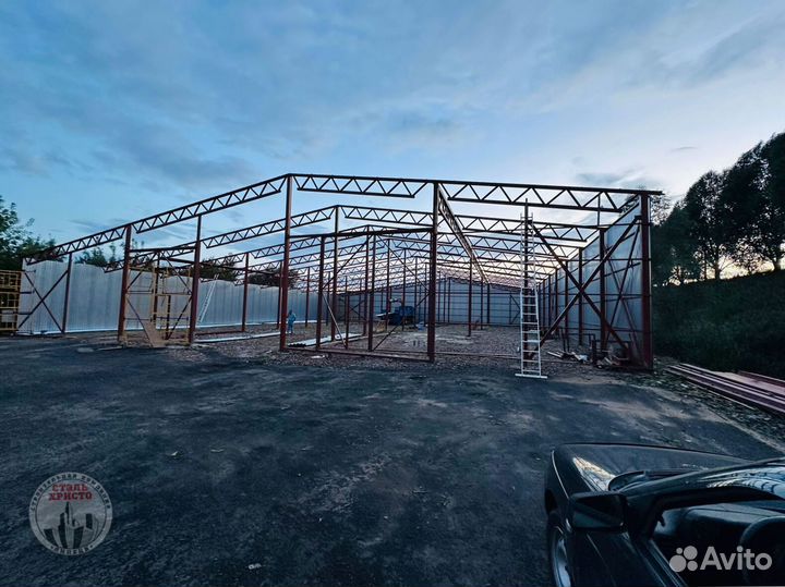 Быстровозводимый ангар под ключ