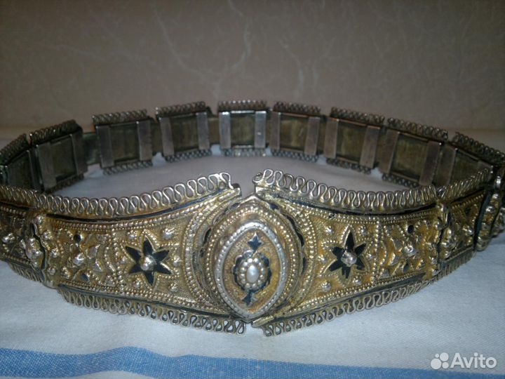 Пояс серебряный