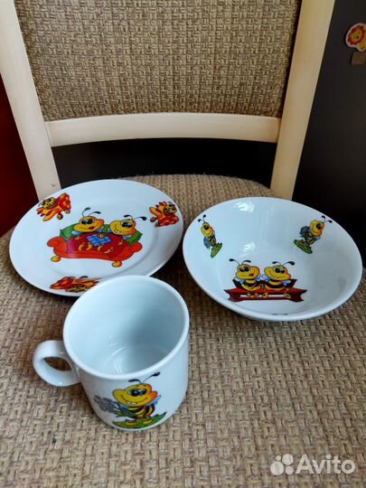 Набор фарфоровой посуды для детей (Беларусь)