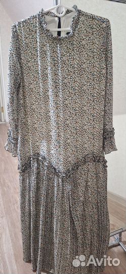 Платье с плиссировкой