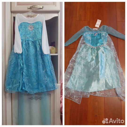 Платье Эльза и Анна из холодного сердца