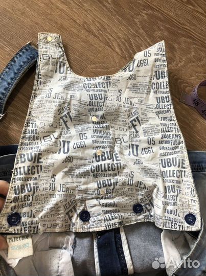 Джинсовый комбинезон