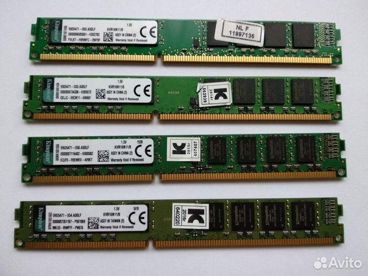 Оперативная память DDR3, DDR2