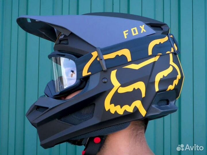 Мотошлем кроссовый fox v1 Matte Helmet