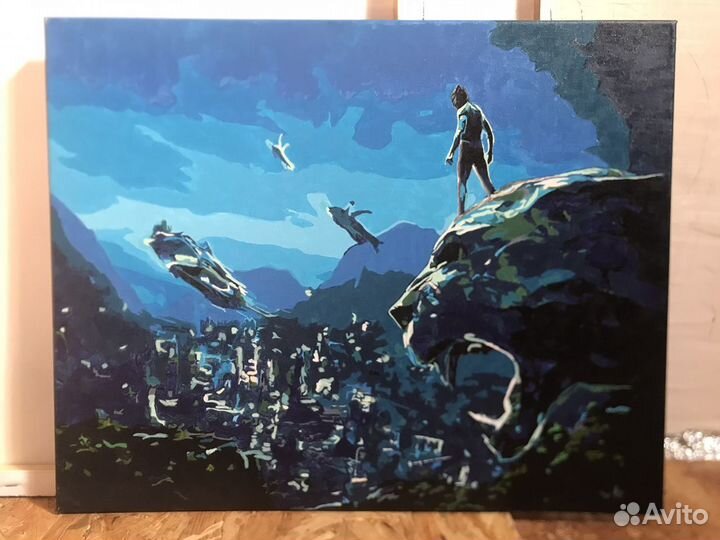 Картина готовая по номерам