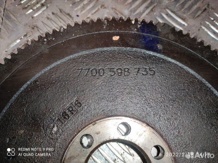 Маховик Renault Logan 1 K7J 2004-2014