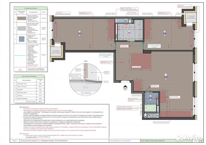 Чертежи - рабочая документация для дизайн проекта