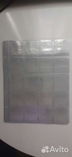 Листы и альбомы для монет и купюр