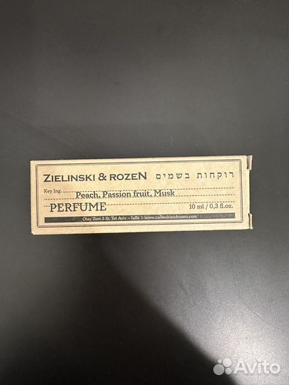 Духи Zielinski rozen Peach, Passion fruit, Musk