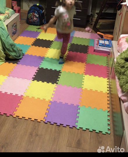 Мягкий коврик пазл