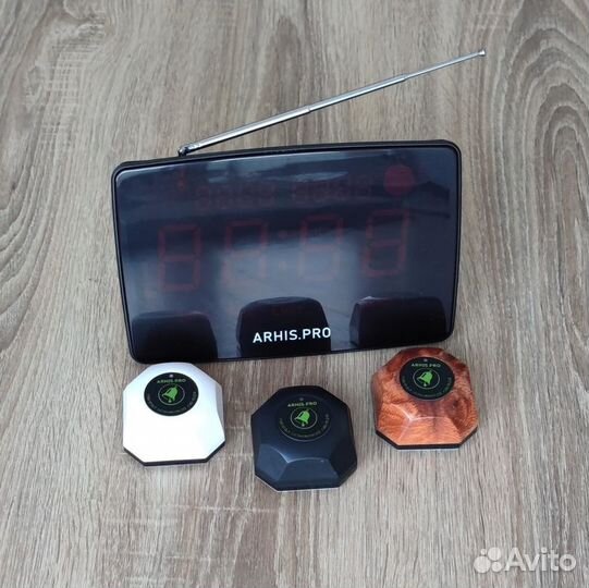 Кнопки вызова официанта модель Бургер и табло