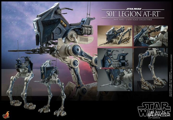 HOT toys TMS91 ARF trooper и 501ST legion AT-RT