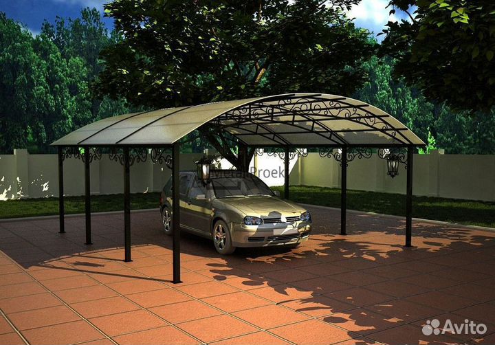 Навесы под ключ. Производство и монтаж с гарантией