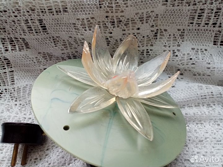 Ночник-светильник Лилия (Лотос).СССР