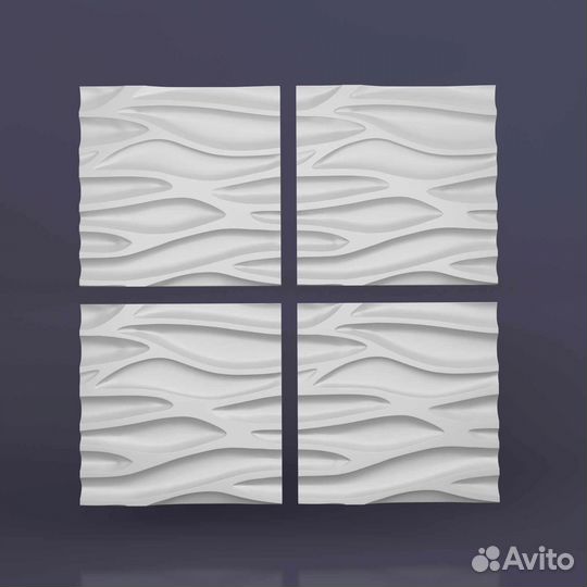 Гипсовая 3D панель 