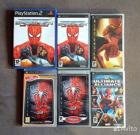 Лицензионные игры на консоли Человек паук Spider-m