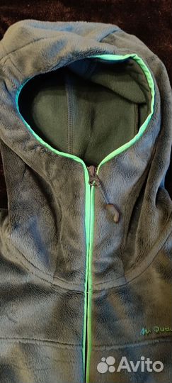 Пайта на молнии, с капюшоном