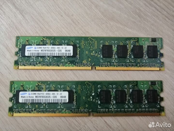 Оперативная память samsung 512MB
