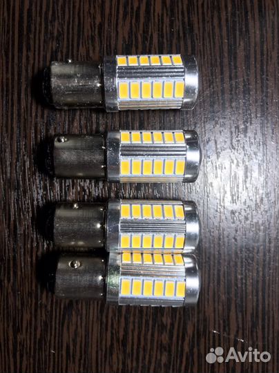 Автомобильные лампочки оранжевые PY21W BAY15D