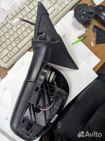 Зеркало левое электрическое c подогр Nissan Almera