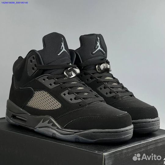 Кроссовки Nike Jordan 5 Black Cat (Арт.71562)