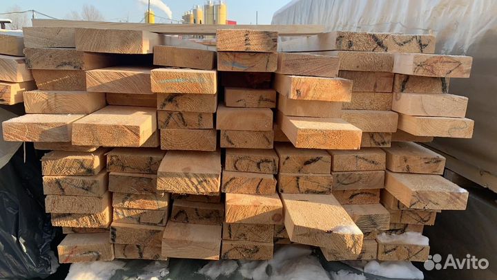 Доска обрезная 40x150x6000