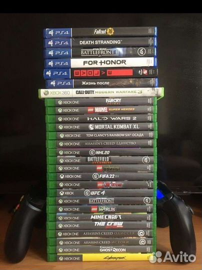 Игровые диски на ps4 и xbox one