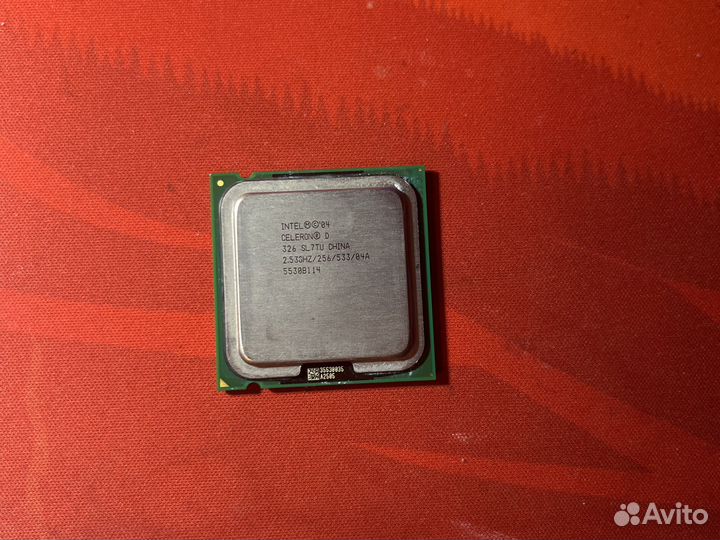 Процессор intel celeron d326
