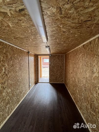 Бытовка новая вагончик бк-2 в osb с тамбуром