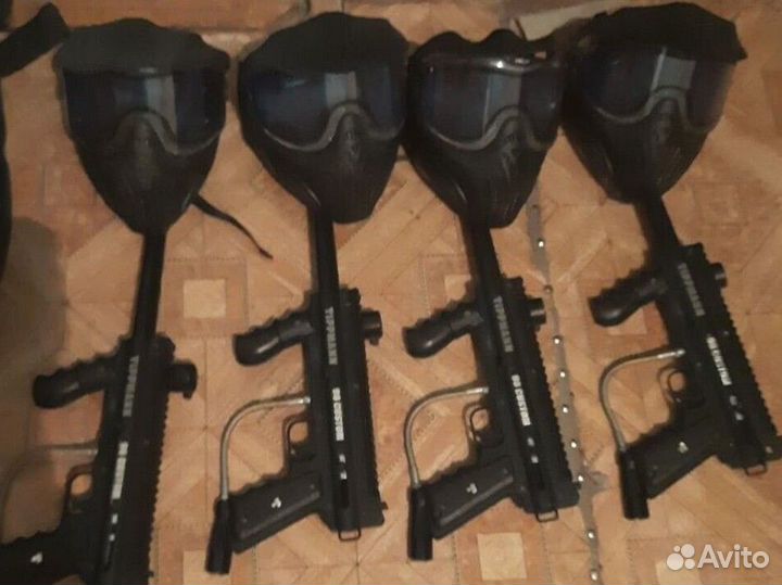 Маски,ружья для пейнтбола