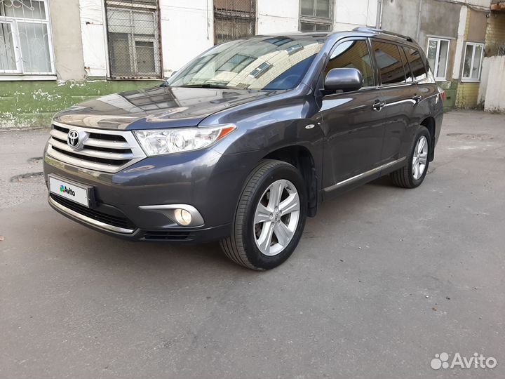 Toyota Highlander 3.5 AT, 2013, 169 000 км