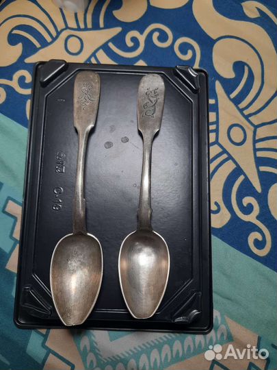 Ложка серебро 84 проба Россия и иностранные