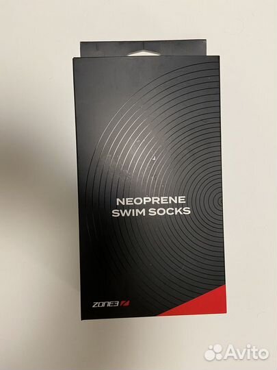 Носки Zone 3 Neoprene Swim, красный