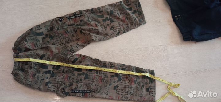 Утепленные брюки 140