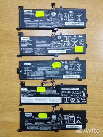 Аккумуляторы для ноутбуков, б.у. рабочие