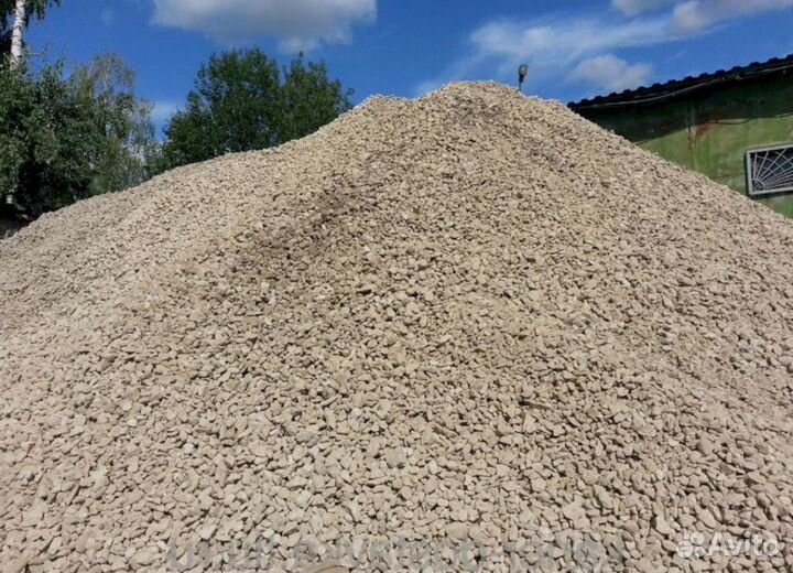 Щебень известняковый доставка