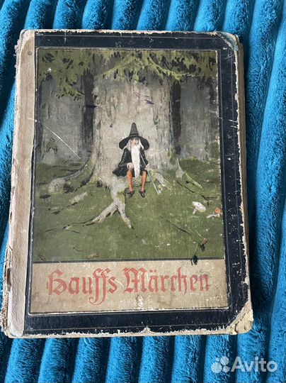 Антикварная старинная книга с немецкими сказками