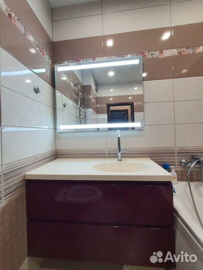 Подвесная тумба с раковиной