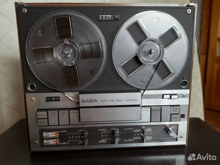 Магнитофон Saba TG 564 + видео работы
