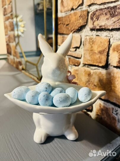 Блюдо для подачи и сервировки Пасхальный кролик