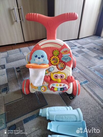 Ходунки каталка 3 в 1