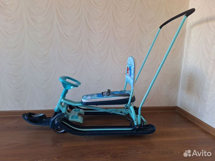 Снегокат с колесами бу
