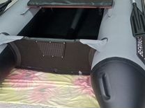 Лодка пвх (жесткое дно+киль) -Беринг 340 с мотором