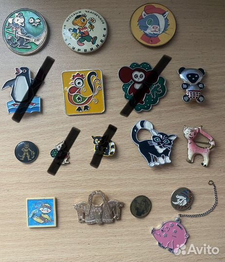 Советские значки детские