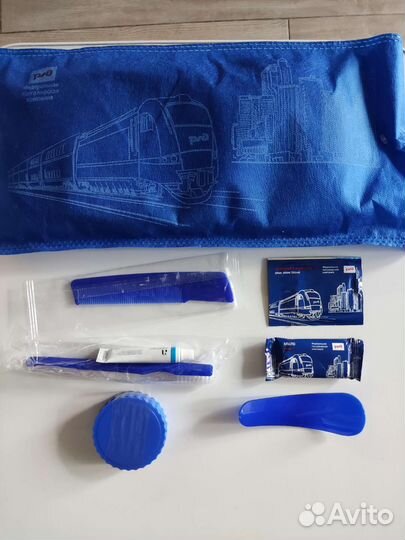 Тапочки ржд дорожный набор