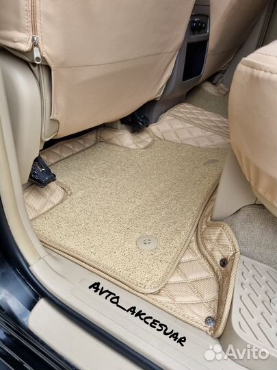 Чехлы Тойота Ленд Крузер Прадо 120 Prado 150 Бежев